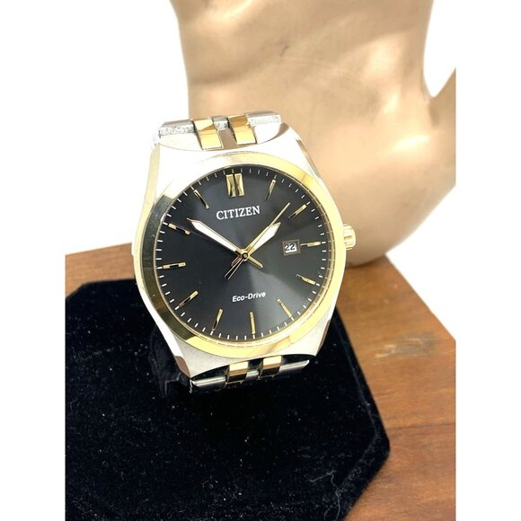 Citizen Mens Watch BM7334-58E Eco Drive Black Dial Two Tone Stainless Steel 40mm - Picture 14 of 15